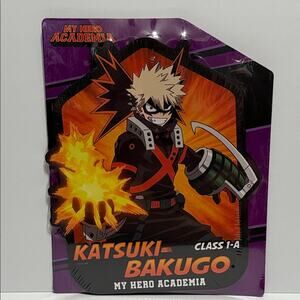 Crunchyroll My Hero Academia Katsuki-Bakugo class 1-A wooden wall decor 10”x12”